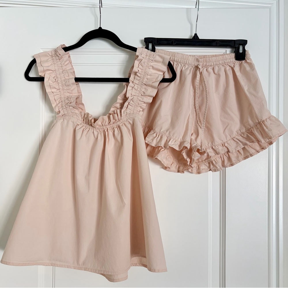 Nicolette Sleep Set - Cotton - Nude Blush (XS) - Picture 7 of 7